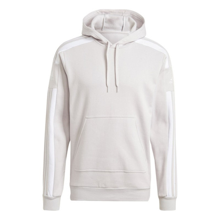 Adidas bluza sportowa kangurka z kapturem męska szara modna logo