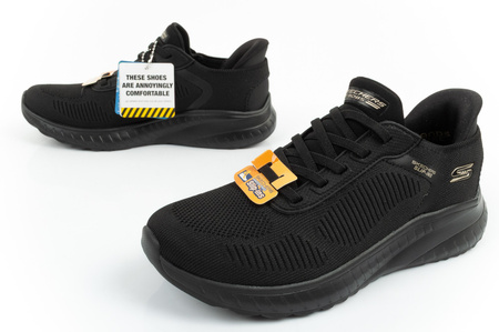 Buty sportowe damskie Skechers Bobs Squad [117497/BBK] SLIP-INS