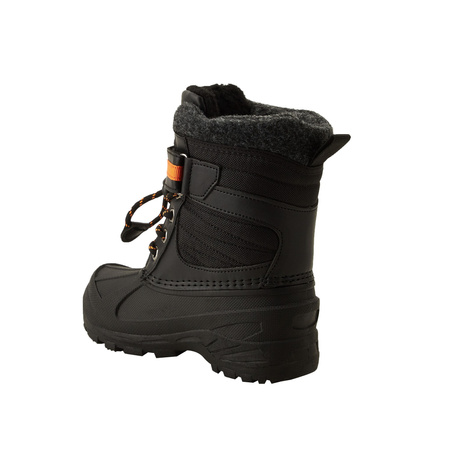 Lee Cooper buty zimowe dziecięce śniegowce czarne ocieplane na rzep