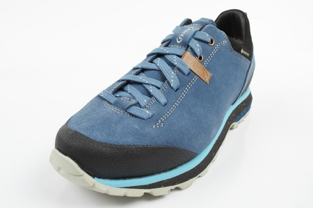 Aku Bellamont Gore-tex buty trekkingowe damskie wytrzymałe turystyczne niebieskie