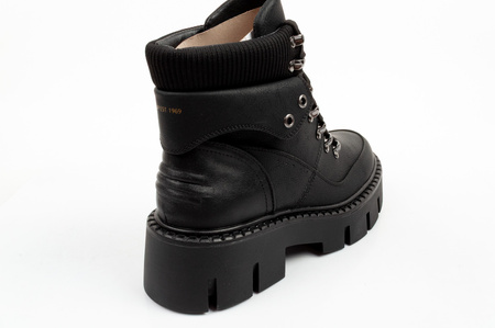 GAP buty damskie trzewiki Michelle czarne botki za kostkę modne