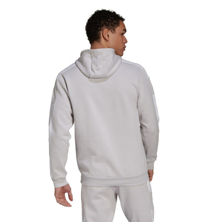 Adidas bluza sportowa kangurka z kapturem męska szara modna logo