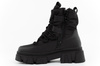 Lee Cooper buty zimowe damskie czarne ocieplane botki na zamek
