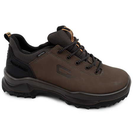 Grisport buty męskie trekkingowe 480T Verde Scuro skórzane Gritex outdoor
