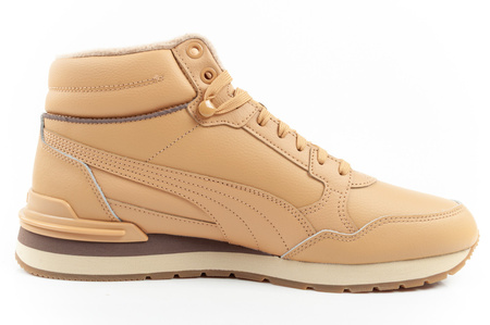 Puma ST Runner v4 Mid buty sportowe męskie sneakersy za kostkę brązowe
