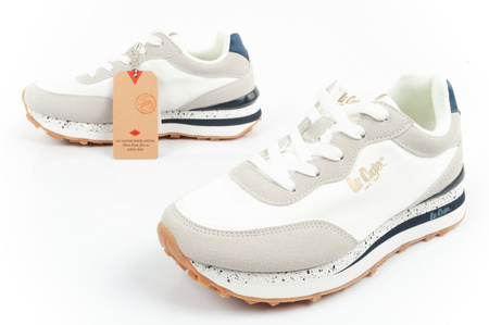Lee Cooper Memory Foam buty sneakersy sportowe damskie białe wygodne