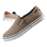Wrangler buty męskie sportowe Calypso trampki Slip-On brązowe wygodne