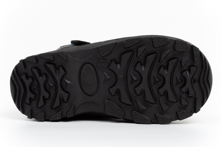 Lee Cooper buty zimowe dziecięce śniegowce czarne ocieplane na rzep