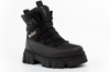 Lee Cooper buty zimowe damskie czarne ocieplane botki na zamek