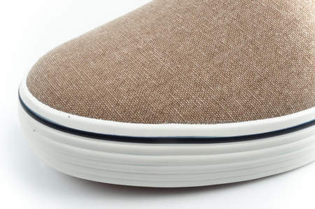 Wrangler buty męskie sportowe Calypso trampki Slip-On brązowe wygodne