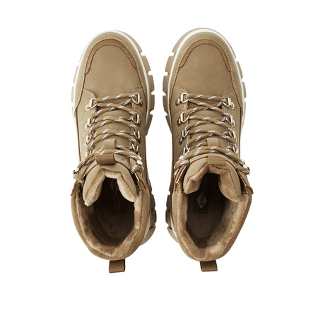 Lee Cooper buty zimowe damskie brązowe botki ocieplane trzewiki