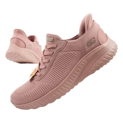 Skechers Bobs Squad-Chaos buty sportowe damskie wygodne SLIP-INS różowe