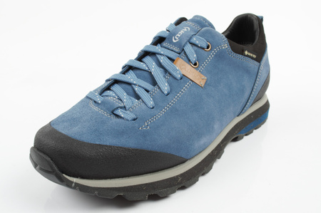 Aku Bellamont Gore-tex buty trekkingowe damskie wytrzymałe turystyczne czarno-niebieskie
