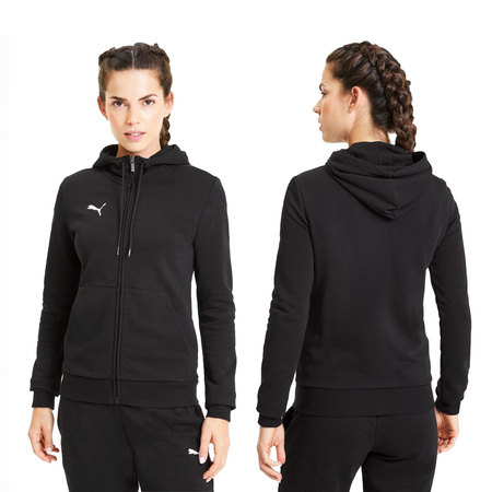 Bluza z kapturem rozpinana damska Puma TeamGoal 23 Casuals [657083 03]