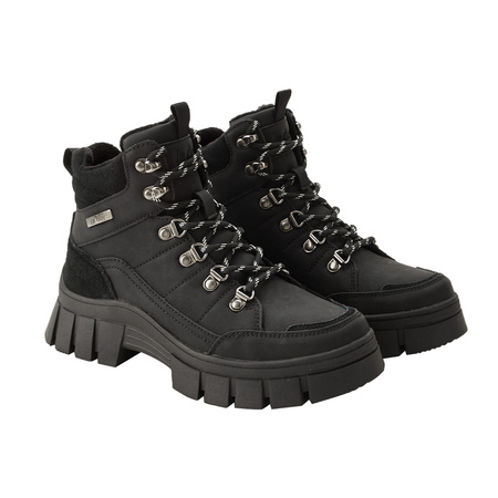 Lee Cooper buty zimowe damskie czarne botki ocieplane trzewiki