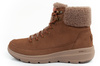 Buty zimowe damskie sportowe Skechers Glacial Ultra-Woodlands [16677/BRN]