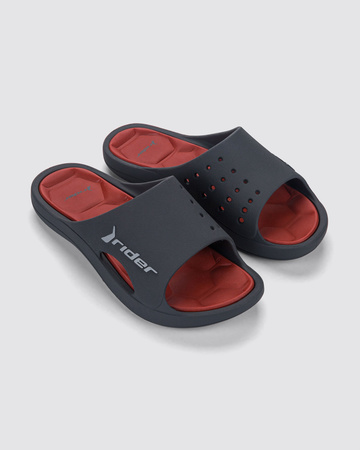 Rider buty klapki męskie sportowe Bay XIV Ad wygodne szare laczki