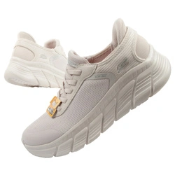 Skechers buty damskie sportowe Bobs B Flex SLIP-INS ecru wygodne 