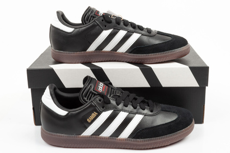 Adidas buty sportowe sneakersy Samba modne skórzane czarne